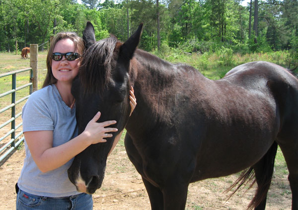 Amanda with Rocky